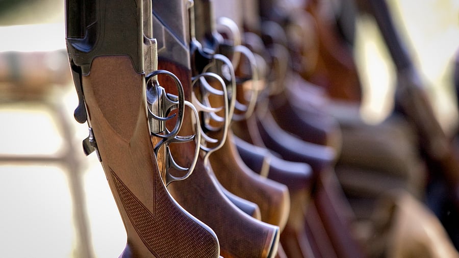 <div class="paragraphs"><p>Image for representation showing rifles.</p></div>
