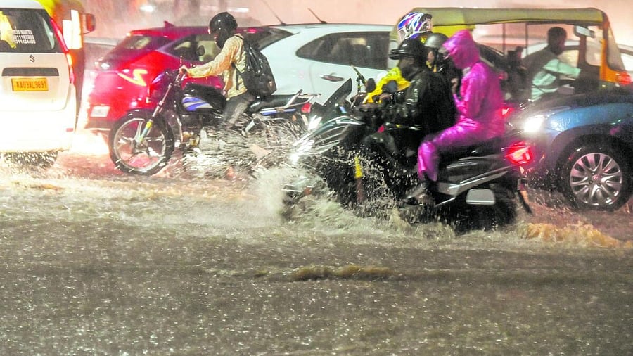 <div class="paragraphs"><p>Many parts of the city received moderate rainfall on Tuesday.&nbsp;</p></div>