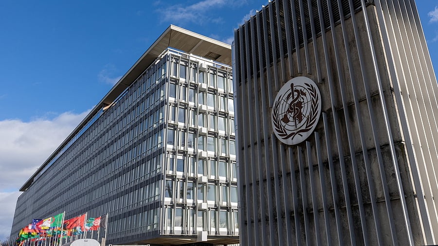 <div class="paragraphs"><p>The World Health Organization  headquarters is seen in Geneva, Switzerland.</p></div>