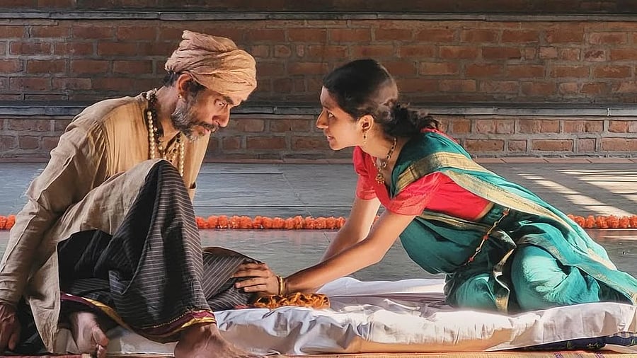 A scene from Nisha Theatre's adaptation of Karnad's Yayati.