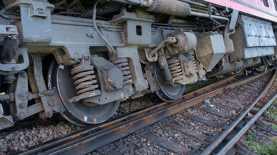 <div class="paragraphs"><p>Representative image showing train derailed</p></div>