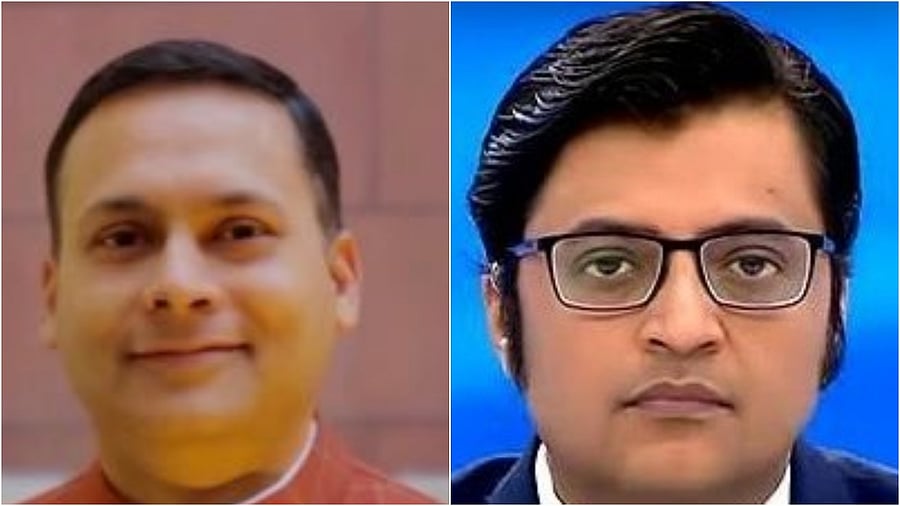 <div class="paragraphs"><p>BJP IT cell chief Amit Malviya, journalist Arnab Goswami.</p></div>