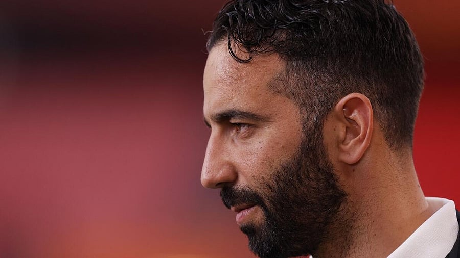 <div class="paragraphs"><p>Manchester United manager Ruben Amorim during the stadium walk around.</p></div>