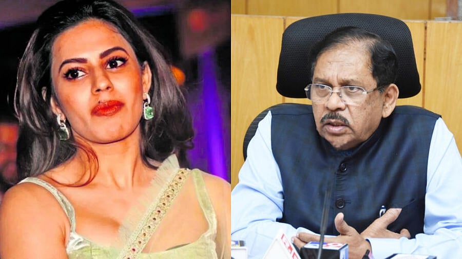 <div class="paragraphs"><p>(L-R) Ranya Rao and G Parameshwara</p></div>