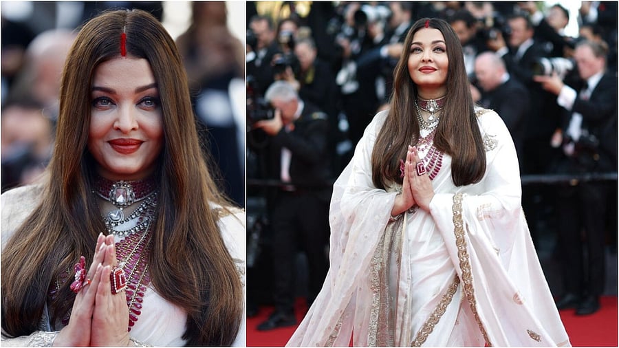 <div class="paragraphs"><p>Aishwarya Rai poses on the red carpet during arrivals for the screening of the film 'The History of Sound' in competition at the 78th Cannes Film Festival in Cannes.&nbsp;</p></div>