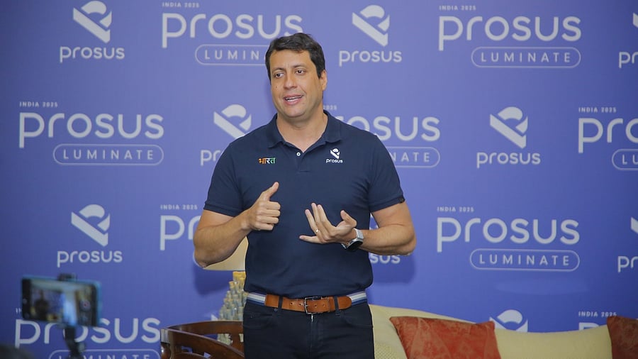 Prosus CEO Fabricio Bloisi at the company’s flagship event in Bengaluru on Thursday