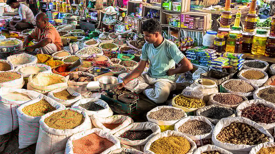 <div class="paragraphs"><p>Local grocery stall at a market. (Representative image)</p></div>
