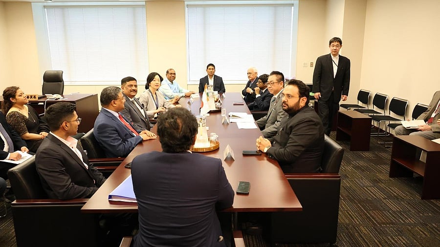 <div class="paragraphs"><p>Members of the All Party Parliamentary Delegation met with H.E. Mr. Takashi Endo, Chairman of the House of Representatives Committee on National Security, Japan.</p></div>