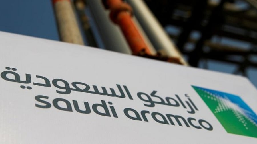 <div class="paragraphs"><p>Logo of Saudi Aramco. </p></div>