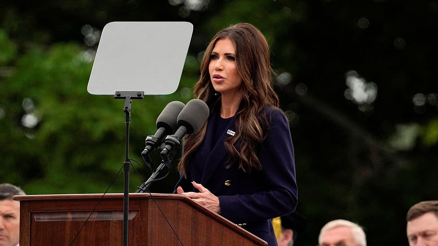 <div class="paragraphs"><p>US Department of Homeland Security Secretary Kristi Noem.</p></div>