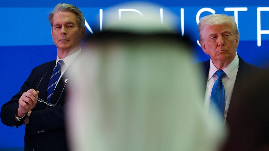 <div class="paragraphs"><p>US Secretary of the Treasury Scott Bessent and US President Donald Trump </p></div>