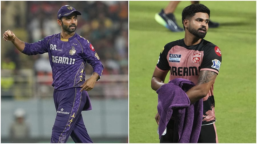 <div class="paragraphs"><p>KKR skipper Ajinkya Rahane (L); SRH skipper Shreyas Iyer. </p></div>