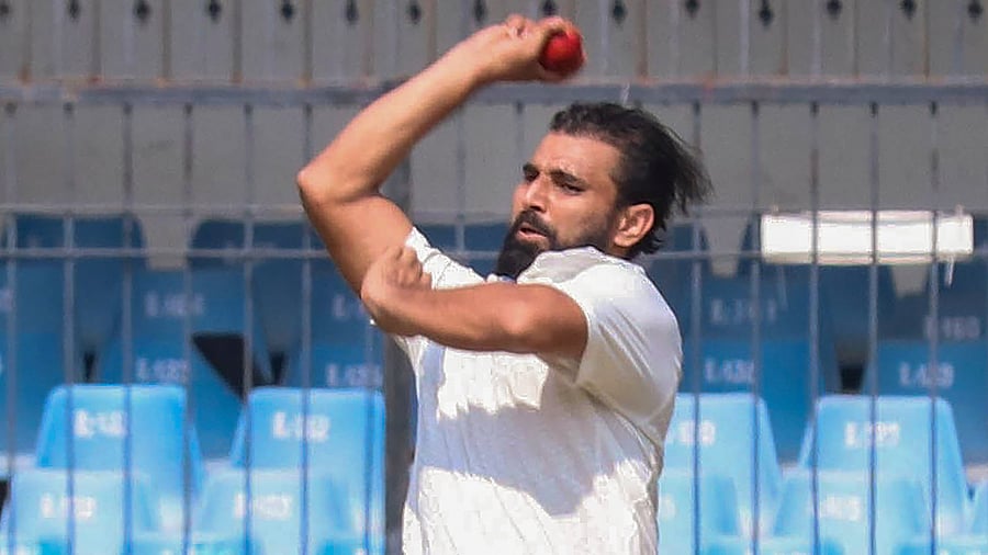 <div class="paragraphs"><p>Mohammed Shami's path back to Test cricket is getting increasingly get bleaker due to injury-caused fitness issues. </p></div>