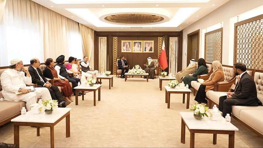 <div class="paragraphs"><p>The meeting took place at the Gudaibiya Palacein the capital city, Manama.</p></div>