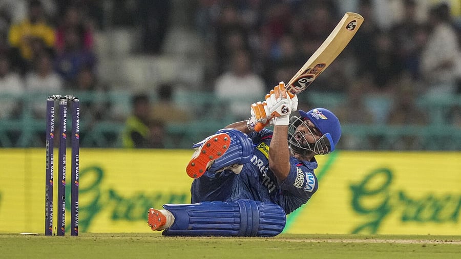 <div class="paragraphs"><p>Lucknow Super Giants' Rishabh Pant plays a shot during the IPL 2025 cricket match between Royal Challengers Bengaluru and Lucknow Super Giants, in Lucknow, Tuesday, May 27, 2025.</p></div>
