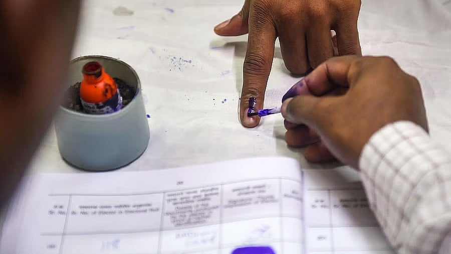 <div class="paragraphs"><p>Image showing a person getting their finger inked after voting. (For representational purposes).</p></div>