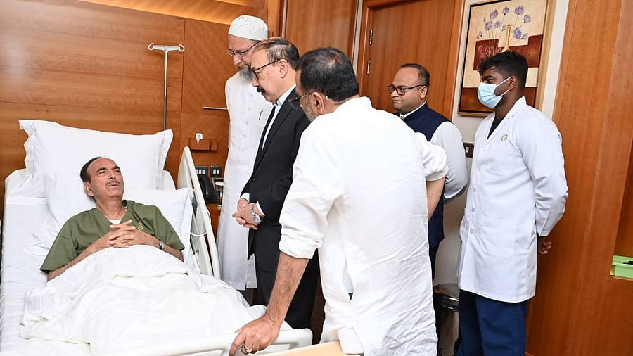 <div class="paragraphs"><p>The 76-year-old former Jammu and Kashmir chief minister was&nbsp; admitted at a hospital.</p></div>