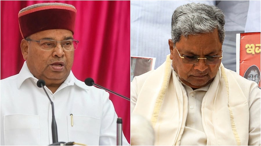 <div class="paragraphs"><p> Karnataka Governor Thaawarchand Gehlot(L) and Siddaramaiah.&nbsp;</p></div>