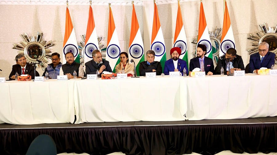 <div class="paragraphs"><p>Indian parliamentary delegation led by MP Supriya Sule interacts with the Indian community in South Africa. The delegation highlighted India’s collective political resolve to combat terrorism and appreciated the support of the diaspora.</p></div>