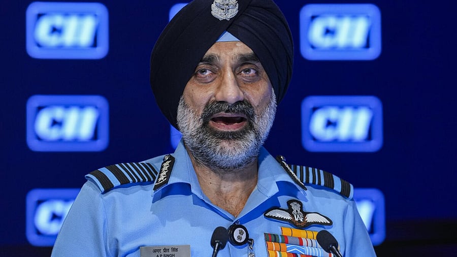 <div class="paragraphs"><p>IAF Chief Air Chief Marshal A P Singh addresses the CII Annual General Meeting &amp; Business Summit 2025, in New Delhi, Thursday, May 29, 2025.</p></div>