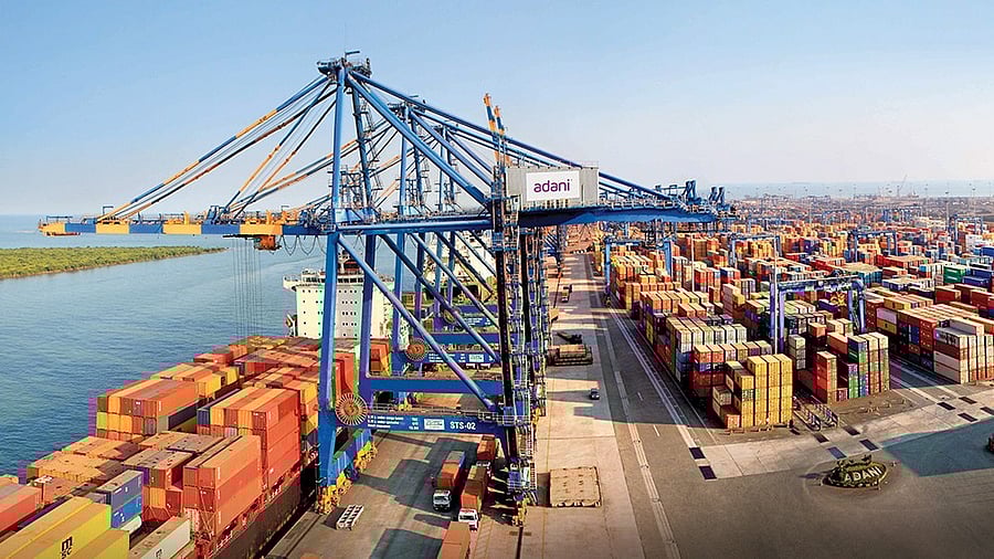 <div class="paragraphs"><p>An image of an Adani Port. (File photo)</p></div>