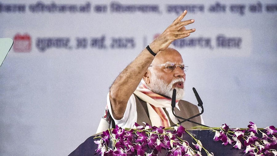 <div class="paragraphs"><p>Prime Minister Narendra Modi in Bihar.</p></div>