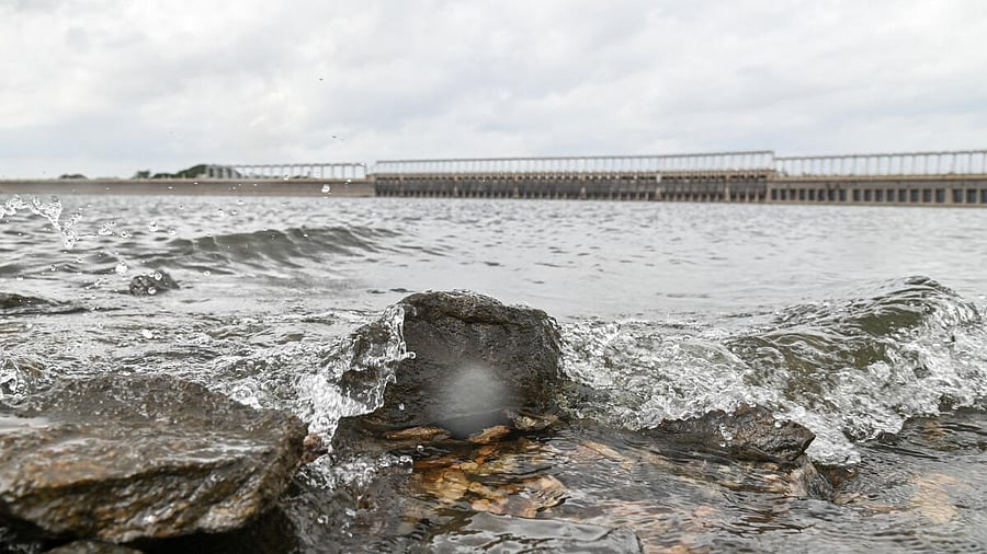 <div class="paragraphs"><p>A view of the KRS dam in Srirangapatna taluk, Mandya district. </p></div>