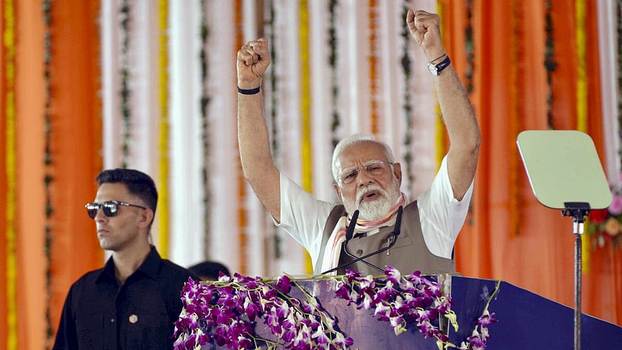 <div class="paragraphs"><p>Prime Minister Narendra Modi addresses a public meeting</p></div>