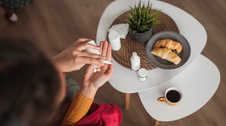 <div class="paragraphs"><p>Image showing a woman taking medicines. For representational purposes.</p></div>