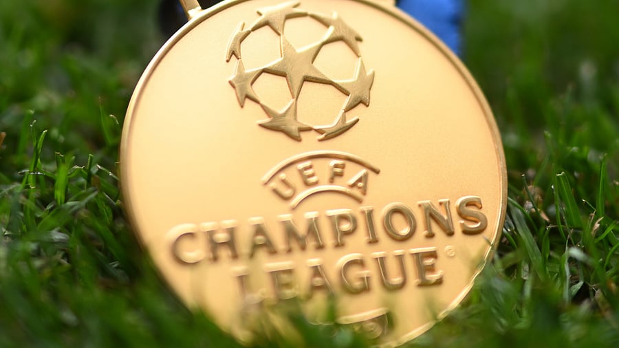<div class="paragraphs"><p>Image showing a UEFA Champions League winners' medal.</p></div>