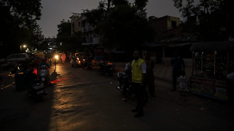 <div class="paragraphs"><p>Blackout drill in Ahmedabad</p><p></p></div>