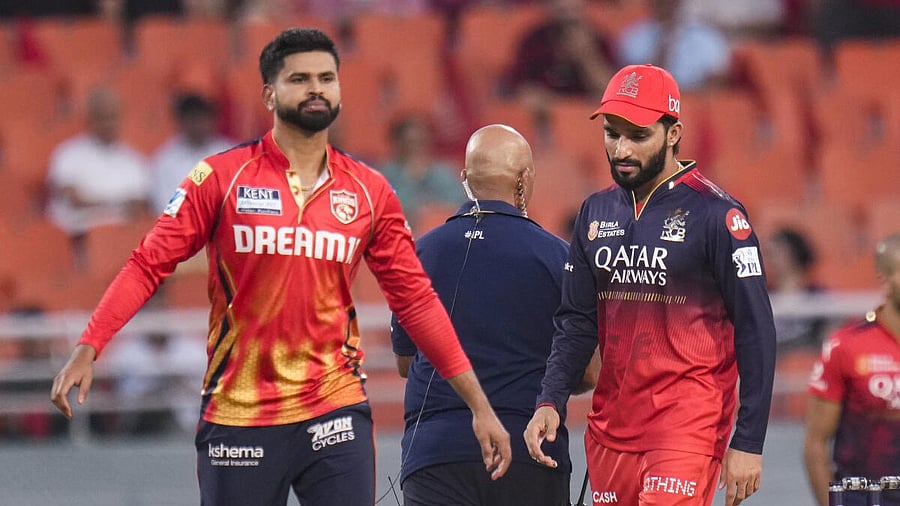 <div class="paragraphs"><p>Punjab Kings’ captain Shreyas Iyer and Royal Challengers Bengaluru’s captain Rajat Patidar.</p></div>