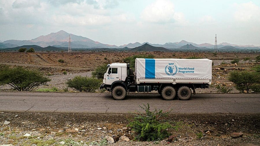 <div class="paragraphs"><p>A WFP truck carries aid from Port Sudan to Sudan. (Representative image)</p></div>