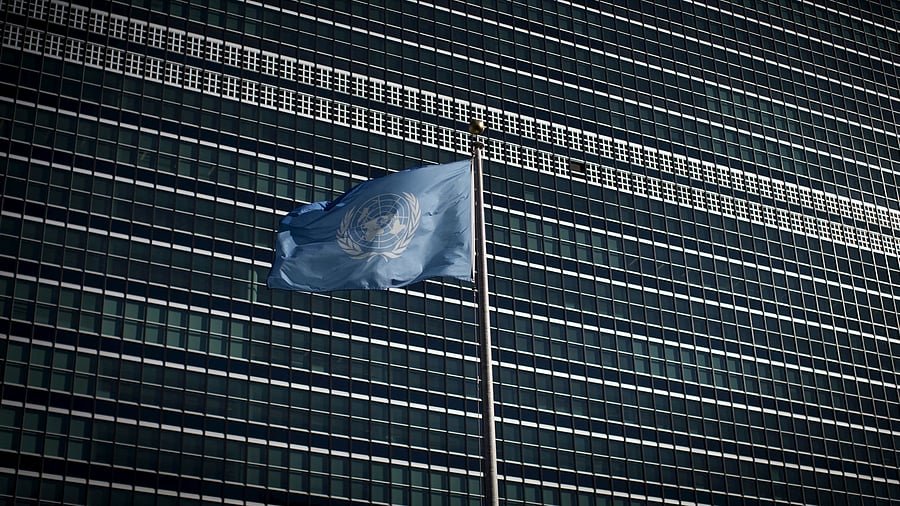 <div class="paragraphs"><p>FILE PHOTO: The United Nations flag flies in front of the Secretariat Building at the United Nations headquarters in New York City September 18, 2015.  </p></div>