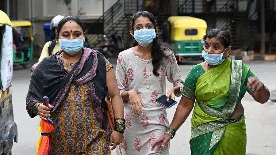 <div class="paragraphs"><p>Chemists report a sharp rise in mask and hand sanitiser sales, recalling the early pandemic days. </p></div>