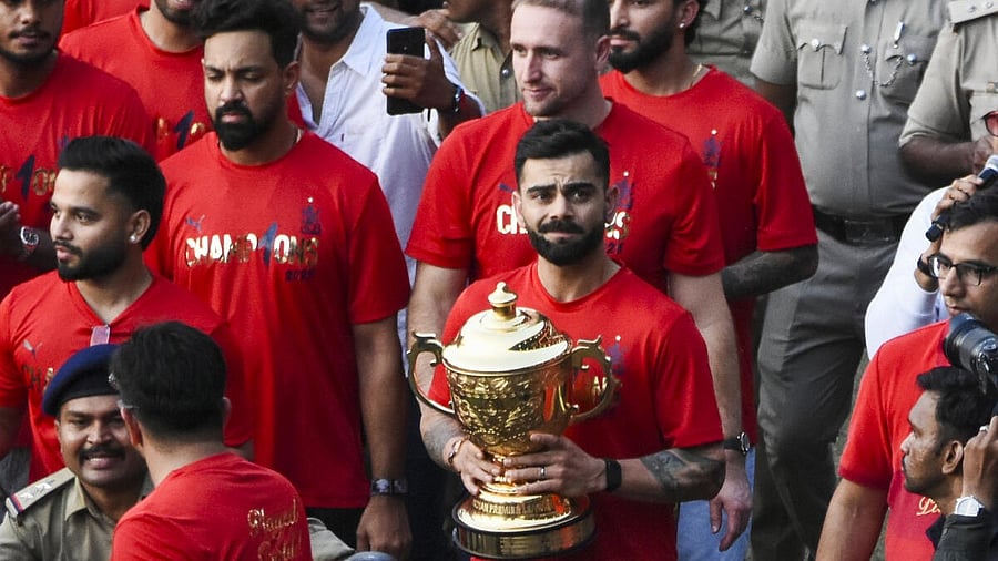 <div class="paragraphs"><p>RCB felicitation in Bengaluru</p><p></p></div>