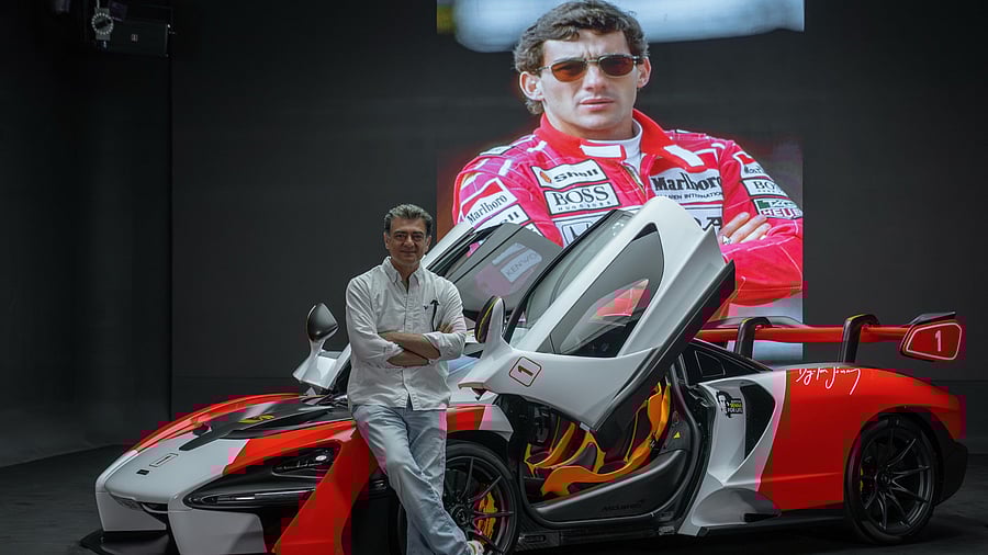 <div class="paragraphs"><p>Ajith Kumar poses with McLaren Senna.</p></div>