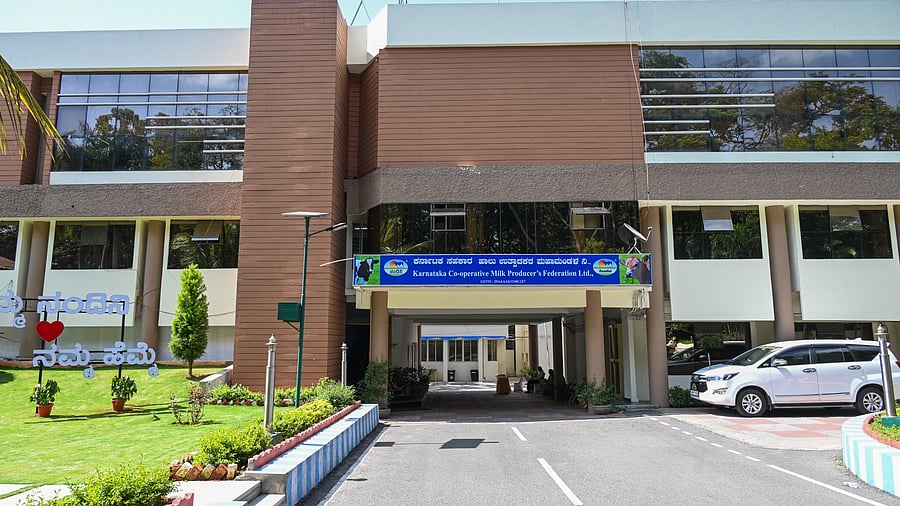 <div class="paragraphs"><p>Karnataka Co Operative Milk Producer’s Federation (KMF) at Dairy circle in Bengaluru on Sunday, 01st June 2025. </p></div>