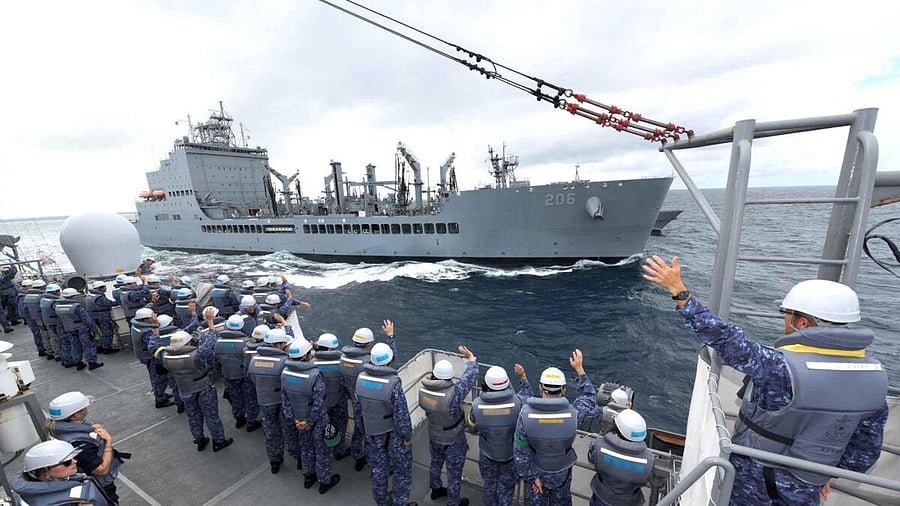 <div class="paragraphs"><p>US Navy oiler USNS Harvey Milk</p></div>