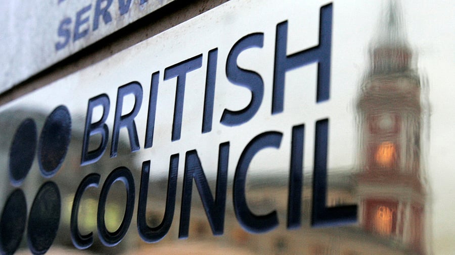 <div class="paragraphs"><p>The plaque of the British Council is seen outside its office in St Petersburg.</p></div>