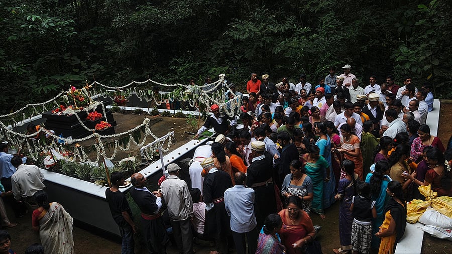 <div class="paragraphs"><p>The local community gathers at a sacred grove in Kodagu district.&nbsp;</p></div>