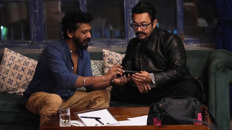 <div class="paragraphs"><p>Lokesh Kanagaraj with Aamir Khan.</p></div>