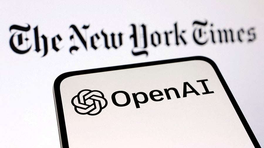 <div class="paragraphs"><p>OpenAI and The New York Times logos </p></div>