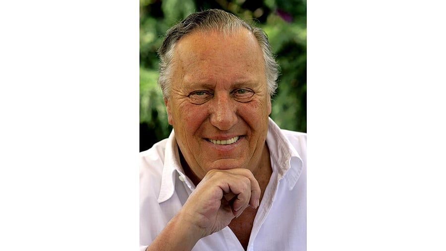 <div class="paragraphs"><p>British novelist Frederick Forsyth smiles during an interview with Reuters at his home near Hertford, England, July 26, 2006. Since the end of the Cold War thriller writers have been searching for a theme to replace it, and novelist Frederick Forsyth believes they may have found it in global terrorism.</p></div>
