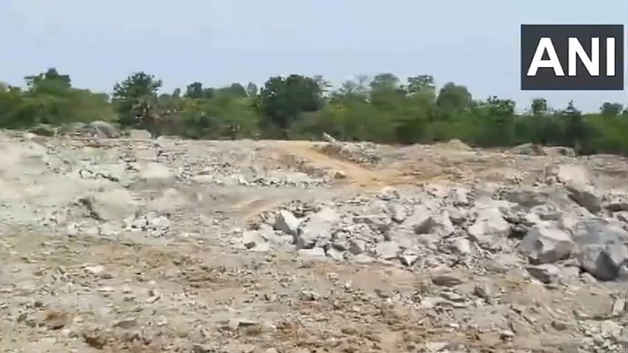 <div class="paragraphs"><p>Screengrab from a video showing the blast site.</p></div>