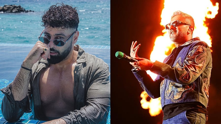 <div class="paragraphs"><p>A collage of Badshah and Honey Singh.</p></div>