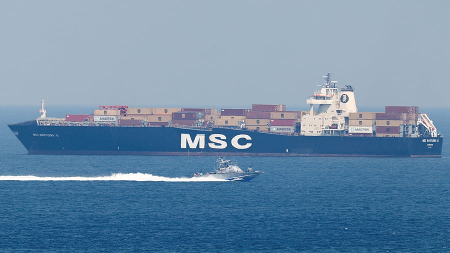 <div class="paragraphs"><p>An Israeli Navy patrol boat navigates in the waters outside Ashdod port, in Ashdod Israel, June 9, 2025. </p></div>