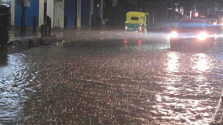 <div class="paragraphs"><p>Kacharakanahalli, in the northern part of Bengaluru,<br>was flooded following a sudden downpour on Tuesday night.</p></div>