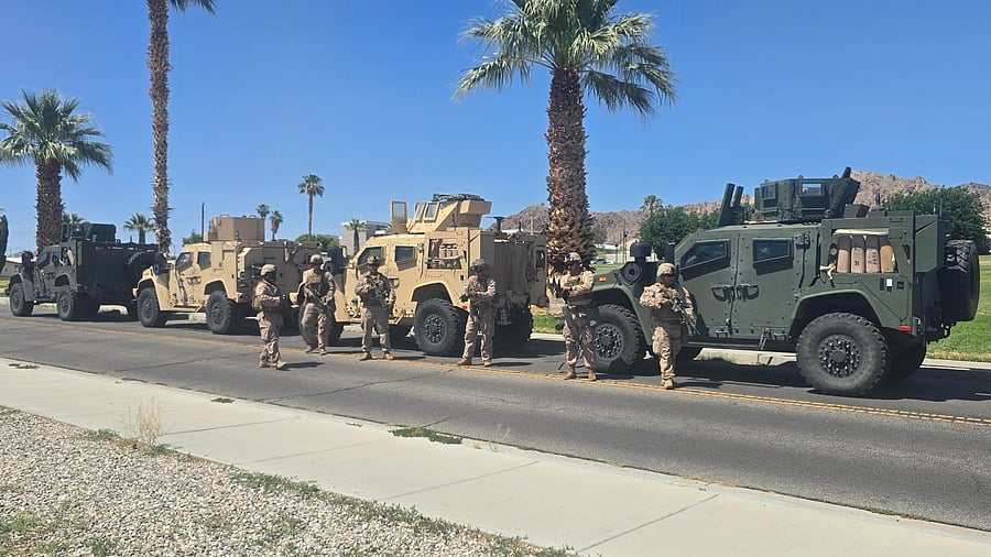 <div class="paragraphs"><p>Marines with 2nd Battalion, 7th Marines, who were placed in an alert status over the weekend, prepare to depart for the greater Los Angeles area June 9.</p></div>