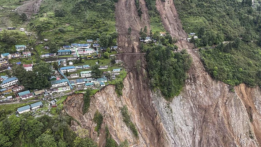 <div class="paragraphs"><p>Landslide in Sikkim</p></div>